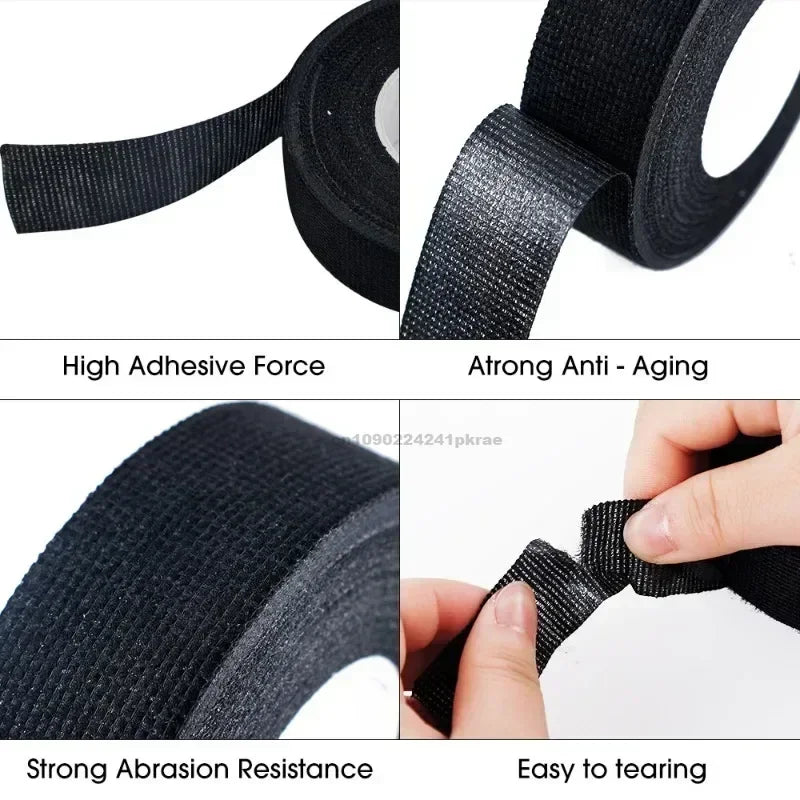 Electrical Insulating Tape Fabric Adhesive Tape Automotive Cloth Tape Sound Absorbing Tapes Heat Waterproof Resistance